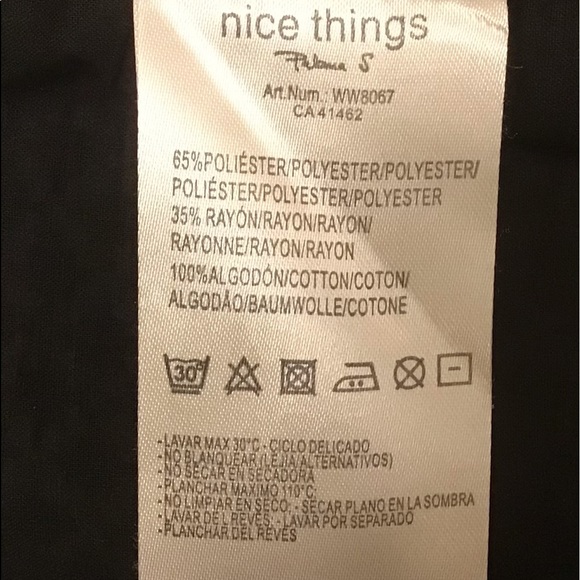 ✨✨ “nice things” Black/White Diamond Pattern Skirt ✨✨ - Picture 4 of 5